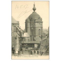 carte postale ancienne 59 DOUAI. Abside de Saint-Pierre 1907