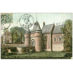 carte postale ancienne 59 DOUAI. Château de Wagonville 1907