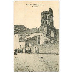 carte postale ancienne 11 MAS-CABARDES. L'Eglise