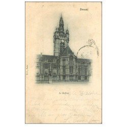 carte postale ancienne 59 DOUAI. Le Beffroi 1901