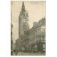 carte postale ancienne 59 DOUAI. Le Beffroi 1905. Modiste "" à Jeanne d'Arc ""