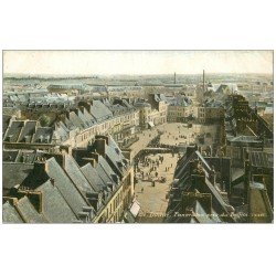 carte postale ancienne 59 DOUAI. Panorama colorisé