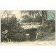 carte postale ancienne 59 DOUAI. Pont Rustique au Jardin Public 1906