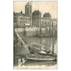 carte postale ancienne 59 DUNKERQUE. Lot 5 Cpa. Calle Pêcheurs, Chenal, Phare, Sous-Préfecture, Beffroi et Eglise Saint-Eloi