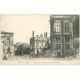carte postale ancienne 02 CHAUNY. Hôtel de Ville et Palais de Justice 1917