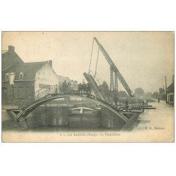 59 LA BASSEE. Le Pont-Levis 1915 animation