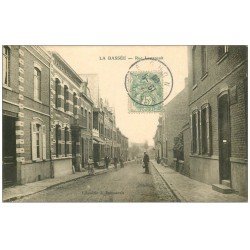 59 LA BASSEE. Rue Lestarquit et Hutch 1906