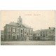 carte postale ancienne 59 LANDRECIES. Hôtel de Ville Estaminet et commerce Robitaille