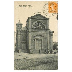 carte postale ancienne 59 LANDRECIES. L'Eglise 1923
