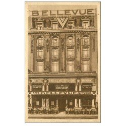 carte postale ancienne 59 LILLE. Hôtel Grand Café Bellevue Exelsior