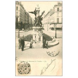carte postale ancienne 59 LILLE. Le Monument de Testelin 1903