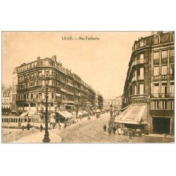 carte postale ancienne 59 LILLE. Rue Faidherbe