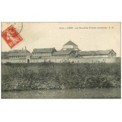 carte postale ancienne 59 LOOS. Les Nouvelles Prisons cellulaires 1913
