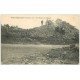 carte postale ancienne 59 MASNIERES. Ruines de l'Eglise 1922 animation