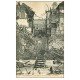 carte postale ancienne 59 MAUBEUGE. La Place et le Pont effondré vue de la Rue de France 1919