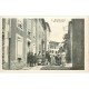 carte postale ancienne 11 MOUTHOUMET. Rue de la Place. La Mairie. Carte Notice