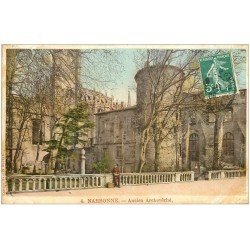 carte postale ancienne 11 NARBONNE. Ancien Archevêché 1909