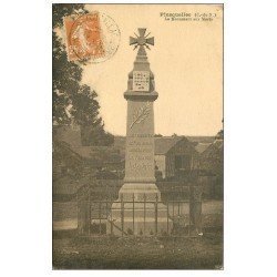 carte postale ancienne 59 PLUSQUELLEC. Monument aux Morts 1929