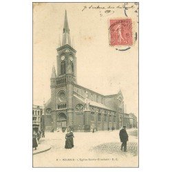 carte postale ancienne 59 ROUBAIX. Eglise Sainte-Elisabeth 1906