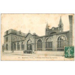 carte postale ancienne 59 ROUBAIX. Institution Notre-Dame-des-Victoires 1911