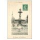 carte postale ancienne 59 ROUBAIX. La Fontaine des Trois-Grâces animée