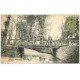 carte postale ancienne 59 SOLESMES. Le Pont sur la Selle animé 1920