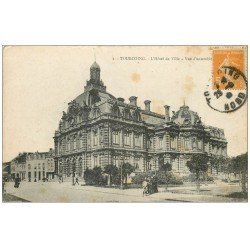 carte postale ancienne 59 TOURCOING. Hôtel de Ville 1922