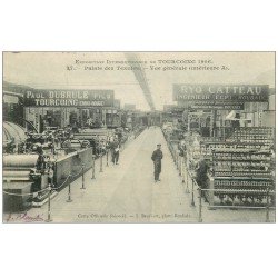 carte postale ancienne 59 TOURCOING. Les Filatures Palais des Textiles. Exposition de 1906