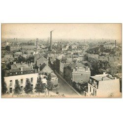 carte postale ancienne 59 TOURCOING. Panorama vers Roubaix