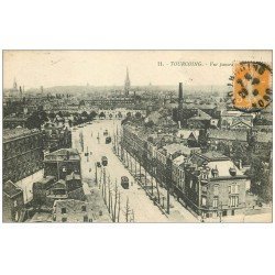 carte postale ancienne 59 TOURCOING. Vue panoramique 1922