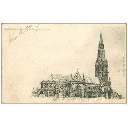 carte postale ancienne 59 VALENCIENNES. Eglise Notre-Dame du Saint-Cordon 1902