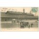 carte postale ancienne 59 VALENCIENNES. Fiacres à la Gare 1905