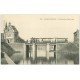 carte postale ancienne 59 VALENCIENNES. Petit Train Tramway sur le Pont Jacob