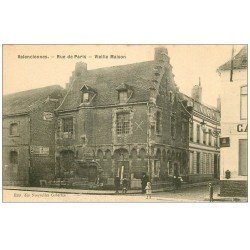 carte postale ancienne 59 VALENCIENNES. Rue de Paris Café à la Cloche d'Or