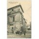 carte postale ancienne 11 NARBONNE. L'Hôtellerie des Trois-Nourrices 1910. Affiche Liqueur Raspail et Get