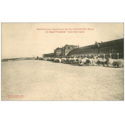 carte postale ancienne 59 ZUYDCOOTE. Sanatorium avec convalescents sur lits