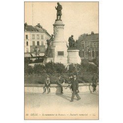 carte postale ancienne Lot 10 Cpa LILLE 59. Monument Pasteur, La Poste...