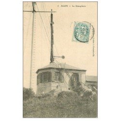 carte postale ancienne 50 AGON. Le Sémaphore 1906 avec Moutons
