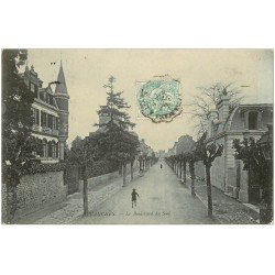 carte postale ancienne 50 AVRANCHES. Boulevard du Sud 1906