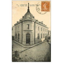 carte postale ancienne 50 AVRANCHES. Caisse Epargne 1931