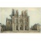 carte postale ancienne 50 AVRANCHES. Eglise Notre-Dame des Champs réfection
