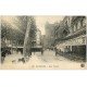 carte postale ancienne 11 NARBONNE. Quai Valière Grand Café Continental (défaut)