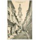 carte postale ancienne 50 AVRANCHES. Eglise Rue des Trois-Rois Epicerie