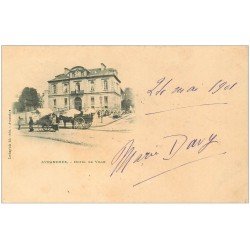 carte postale ancienne 50 AVRANCHES. Hôtel de Ville 1901