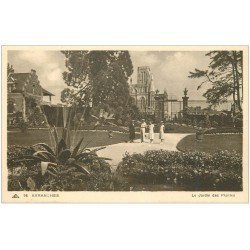 carte postale ancienne 50 AVRANCHES. Jardin des Plantes