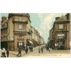 carte postale ancienne 50 AVRANCHES. Rue de la Constitution Lechaplais Photos et Cartes Postales