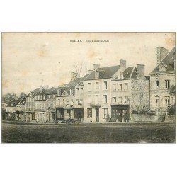 carte postale ancienne 50 BRECEY. Route d'Avranches 1922. En l'état...