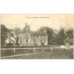 carte postale ancienne 50 CARENTAN. Château d'Auvers 1917