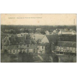 carte postale ancienne 50 CARENTAN. Ecole Théologie Catholique 1908