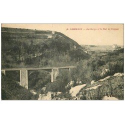 carte postale ancienne 50 CAROLLES. Gorges et Pont du Crapeux